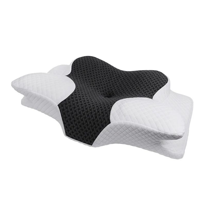 Memory Foam Cervical Pillow - Orthopedic Neck Pain Relief 2 in 1 Contoured Support - ZOOMNSTORE