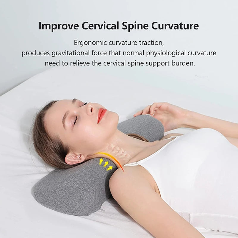 Memory Foam Cervical Pillow – Orthopedic Neck Pain Relief Contour Bed Pillow - ZOOMNSTORE