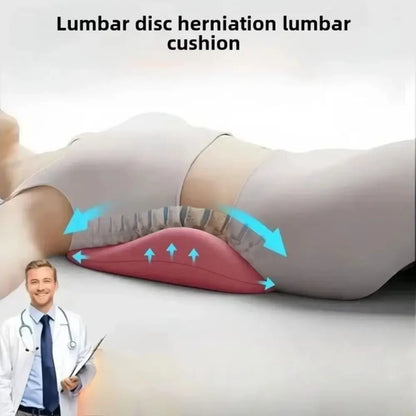 Memory Foam Lumbar Cushion - Ergonomic Back Support Pillow for Lower Back Pain Relief - ZOOMNSTORE