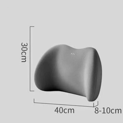 Memory Foam Lumbar Cushion - Ergonomic Back Support Pillow for Lower Back Pain Relief - ZOOMNSTORE