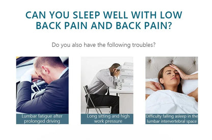 Memory Foam Lumbar Pillow - Ergonomic Car Seat Cushion for Posture Support - ZOOMNSTORE