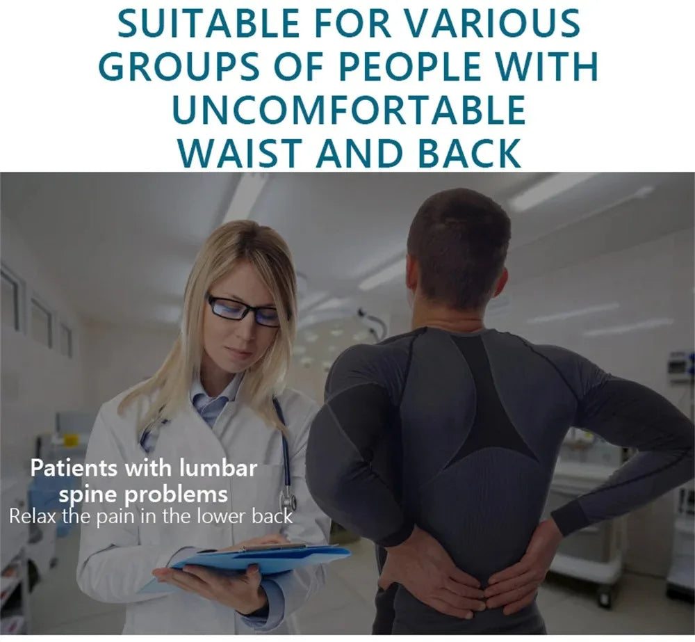 Memory Foam Lumbar Pillow - Ergonomic Car Seat Cushion for Posture Support - ZOOMNSTORE