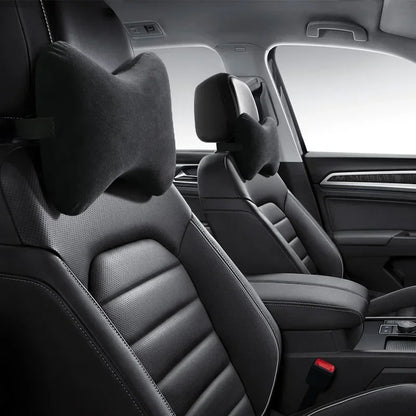 Memory Foam Neck Pillow - Adjustable Car Seat Cushion With Waist Support - ZOOMNSTORE