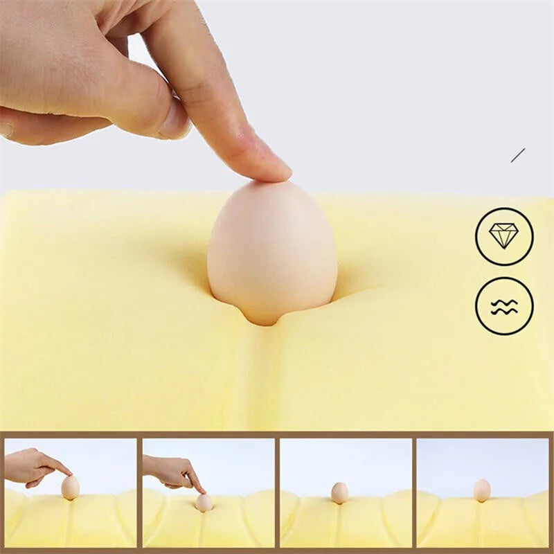 Memory Foam Neck Pillow - Breathable Car Headrest Cushion for Travel Support - ZOOMNSTORE