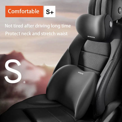 Memory Foam Neck Pillow Car Neck Cushion Auto Seat Headrest Soft Waist Cushion - ZOOMNSTORE