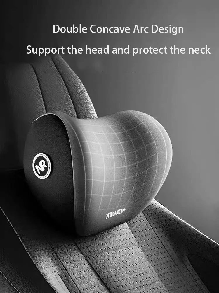 Memory Foam Neck Pillow Car Neck Cushion Auto Seat Headrest Soft Waist Cushion - ZOOMNSTORE