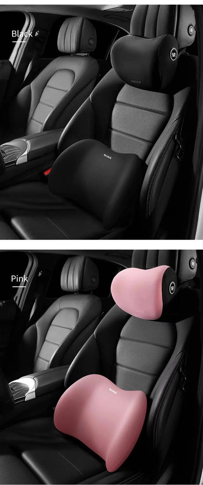 Memory Foam Neck Pillow Car Neck Cushion Auto Seat Headrest Soft Waist Cushion - ZOOMNSTORE