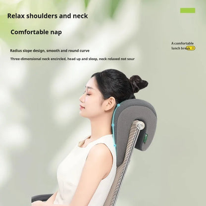 Memory Foam Neck Pillow - Ergonomic Headrest Pillow for Office Chair | Neck Support Cushion - ZOOMNSTORE