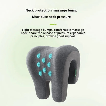 Memory Foam Neck Pillow - Ergonomic Headrest Pillow for Office Chair | Neck Support Cushion - ZOOMNSTORE