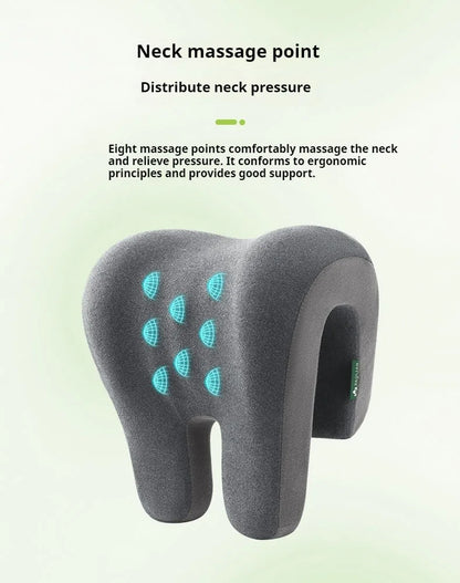 Memory Foam Neck Pillow - Ergonomic Headrest Pillow for Office Chair | Neck Support Cushion - ZOOMNSTORE