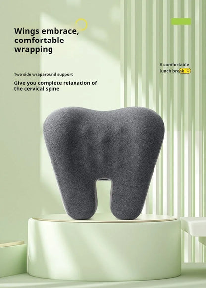 Memory Foam Neck Pillow - Ergonomic Headrest Pillow for Office Chair | Neck Support Cushion - ZOOMNSTORE