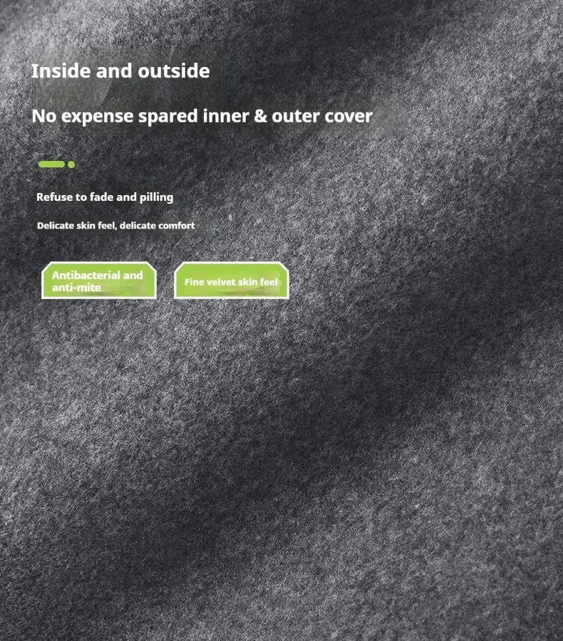 Memory Foam Neck Pillow - Ergonomic Headrest Pillow for Office Chair | Neck Support Cushion - ZOOMNSTORE