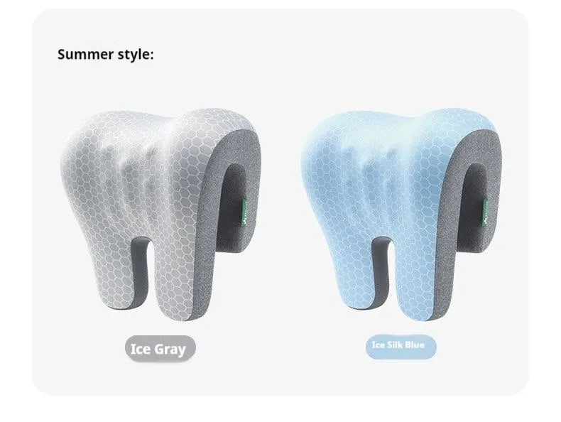 Memory Foam Neck Pillow - Ergonomic Headrest Pillow for Office Chair | Neck Support Cushion - ZOOMNSTORE