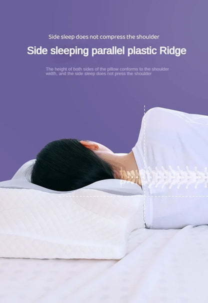 Memory Foam Neck Pillow | Ergonomic Neck Support Contour Sleeping Pillow - ZOOMNSTORE