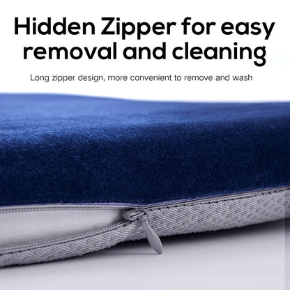 Memory Foam Seat Cushion - Ergonomic Office Chair Pad for Hemorrhoid Relief - ZOOMNSTORE