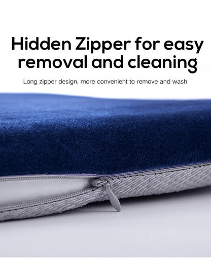 Memory Foam Seat Cushion - Ergonomic Office Chair Pad for Hemorrhoid Relief - ZOOMNSTORE