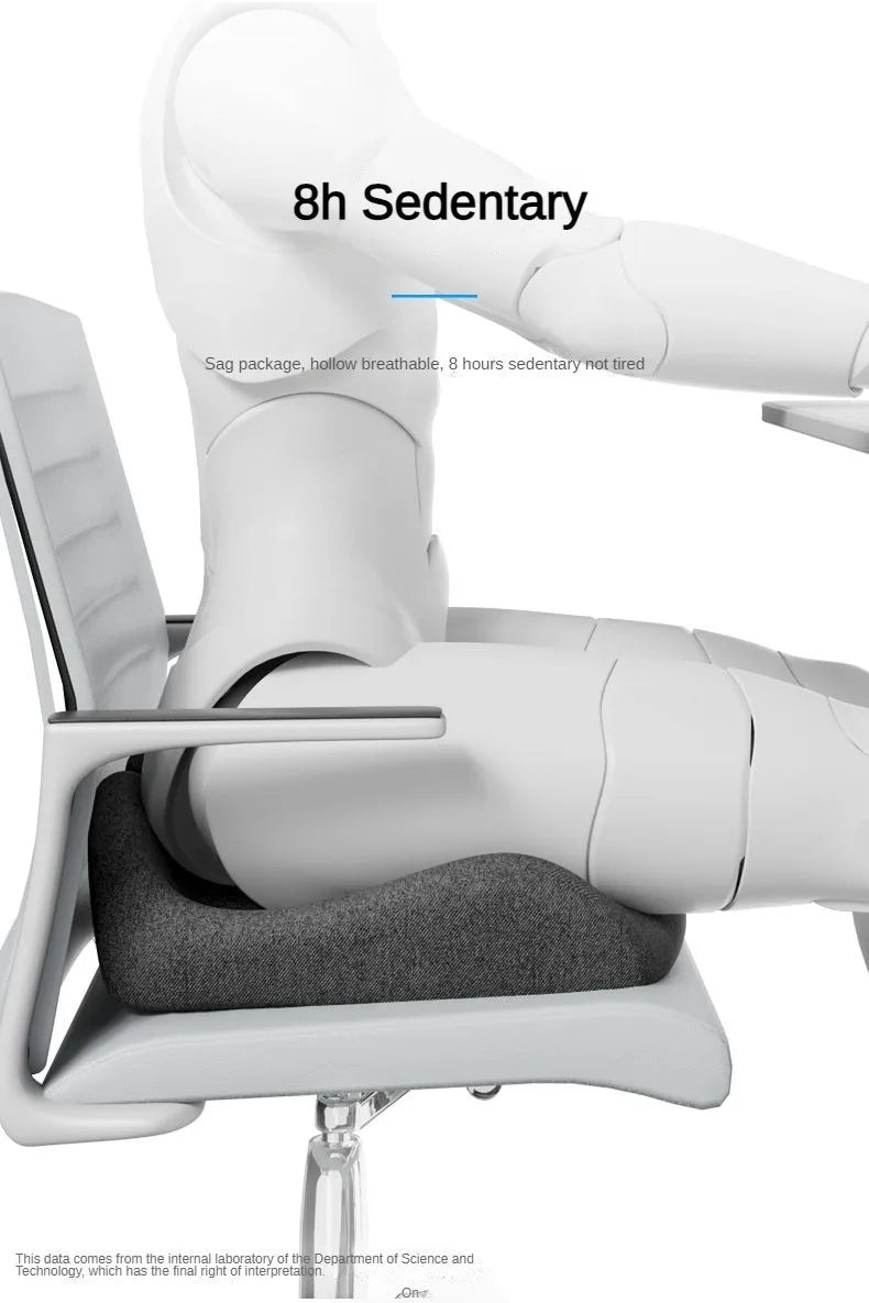 Memory Foam Seat Cushion - Orthopedic Coccyx Comfort Pad for Office & Car - ZOOMNSTORE