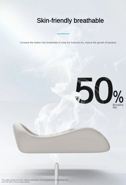 Memory Foam Seat Cushion - Orthopedic Coccyx Comfort Pad for Office & Car - ZOOMNSTORE