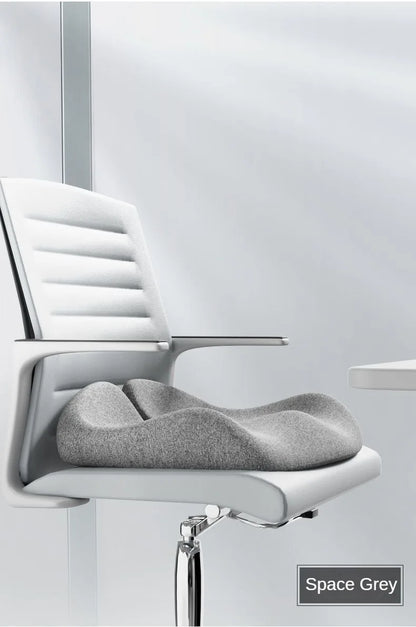 Memory Foam Seat Cushion - Orthopedic Coccyx Comfort Pad for Office & Car - ZOOMNSTORE