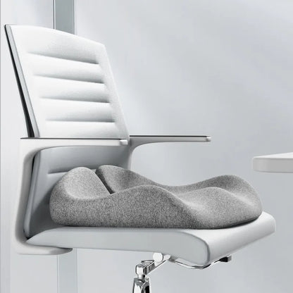 Memory Foam Seat Cushion - Orthopedic Coccyx Comfort Pad for Office & Car - ZOOMNSTORE