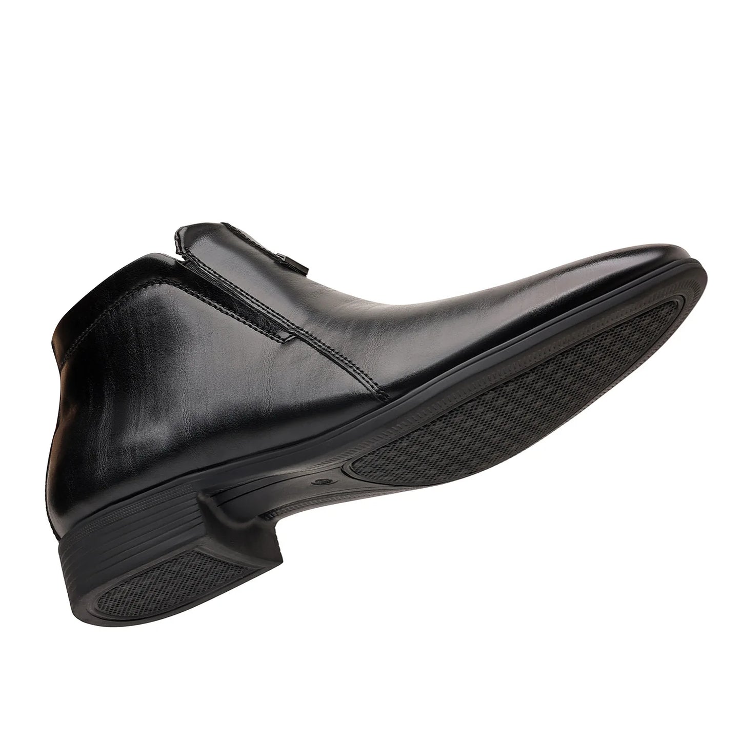 Men Ankle Boots – Leather Motorcycle Boots With Zipper | Non Slip Rubber Sole - ZOOMNSTORE