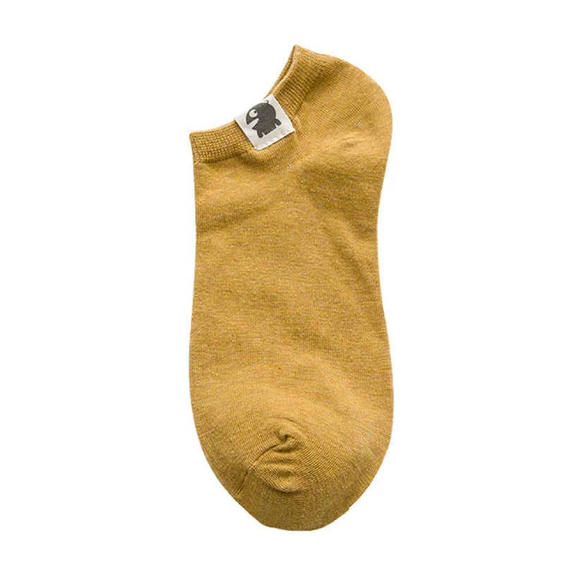 Men Ankle Socks 10 Pairs | Large Size Thin Low Cut Cotton Spandex Summer Breathable Casual Wear - ZOOMNSTORE