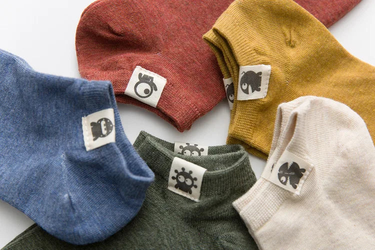 Men Ankle Socks 10 Pairs | Large Size Thin Low Cut Cotton Spandex Summer Breathable Casual Wear - ZOOMNSTORE