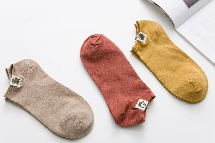 Men Ankle Socks 10 Pairs | Large Size Thin Low Cut Cotton Spandex Summer Breathable Casual Wear - ZOOMNSTORE