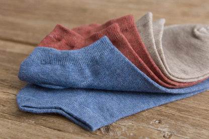 Men Ankle Socks 10 Pairs | Large Size Thin Low Cut Cotton Spandex Summer Breathable Casual Wear - ZOOMNSTORE