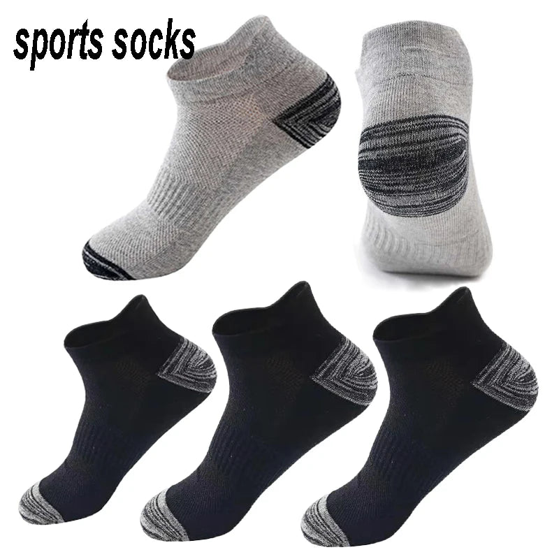 Men Ankle Socks – Breathable Summer Mesh Sports Socks, Plus Size 44-48 - ZOOMNSTORE