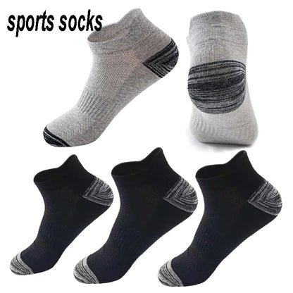 Men Ankle Socks – Breathable Summer Mesh Sports Socks, Plus Size 44-48 - ZOOMNSTORE