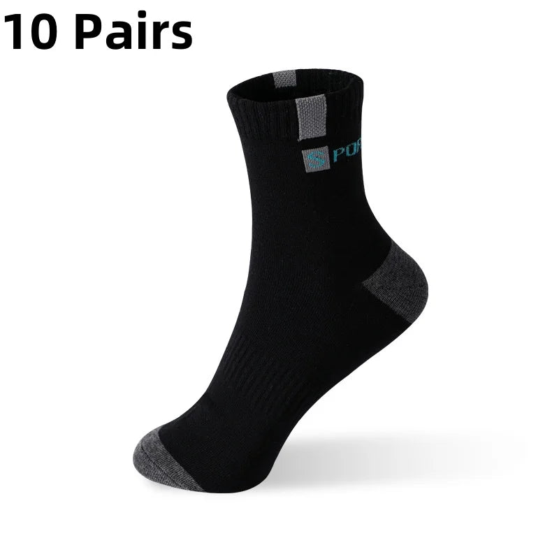 Mens Bamboo Fiber Socks - Breathable Deodorant Sports  Business Socks Size 37-43 - 510 Pairs for AutumnWinter - ZOOMNSTORE
