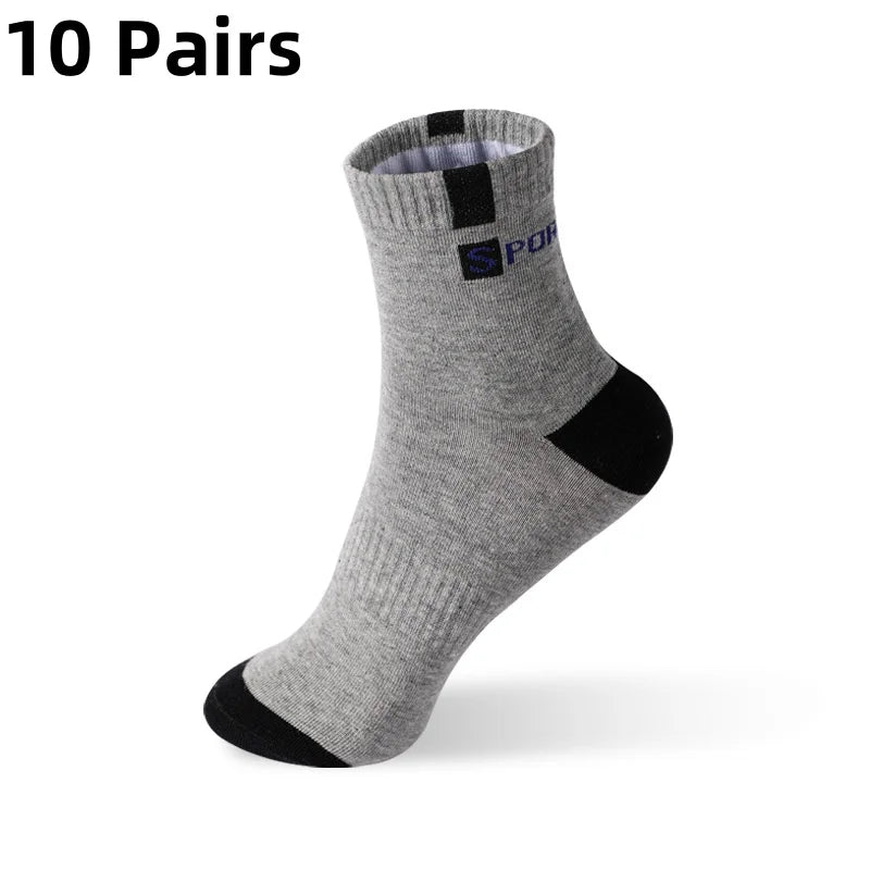 Mens Bamboo Fiber Socks - Breathable Deodorant Sports  Business Socks Size 37-43 - 510 Pairs for AutumnWinter - ZOOMNSTORE