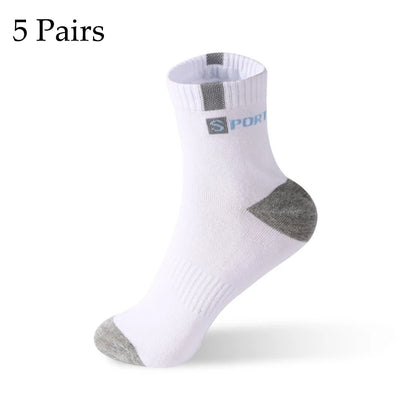 Mens Bamboo Fiber Socks - Breathable Deodorant Sports  Business Socks Size 37-43 - 510 Pairs for AutumnWinter - ZOOMNSTORE