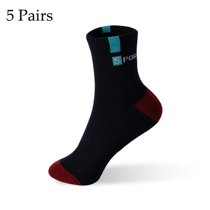 Mens Bamboo Fiber Socks - Breathable Deodorant Sports  Business Socks Size 37-43 - 510 Pairs for AutumnWinter - ZOOMNSTORE