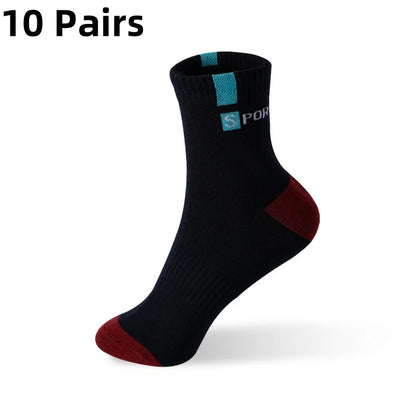 Mens Bamboo Fiber Socks - Breathable Deodorant Sports  Business Socks Size 37-43 - 510 Pairs for AutumnWinter - ZOOMNSTORE