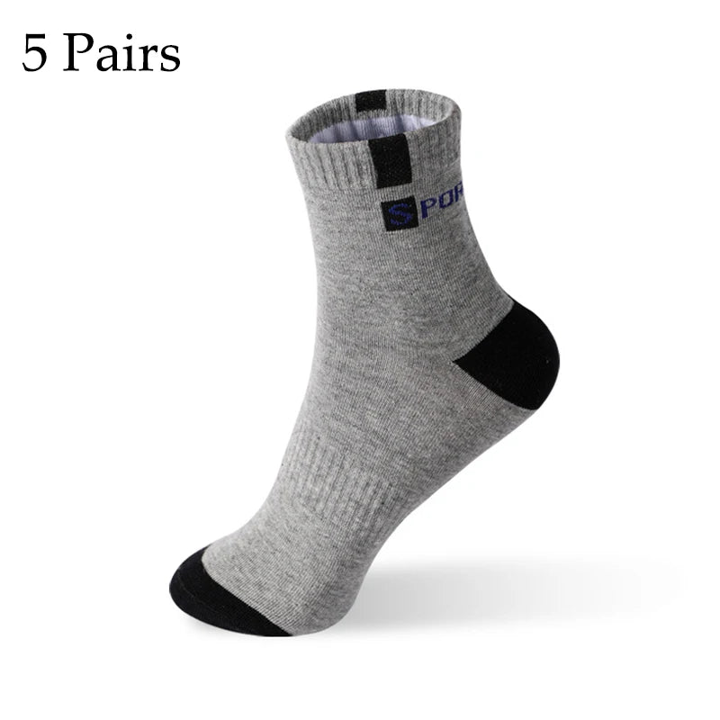 Mens Bamboo Fiber Socks - Breathable Deodorant Sports  Business Socks Size 37-43 - 510 Pairs for AutumnWinter - ZOOMNSTORE