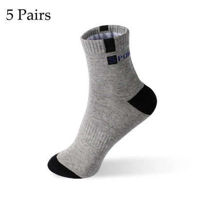Mens Bamboo Fiber Socks - Breathable Deodorant Sports  Business Socks Size 37-43 - 510 Pairs for AutumnWinter - ZOOMNSTORE