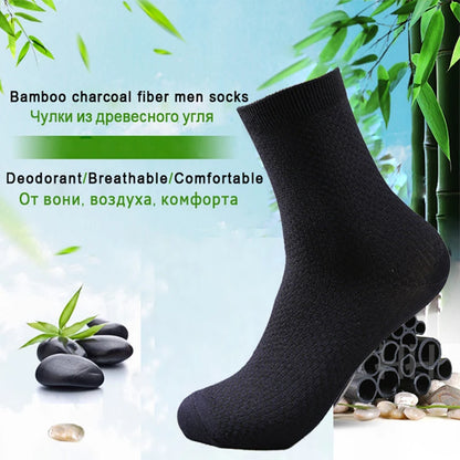 Mens Bamboo Fiber Ankle Socks - Breathable Short Socks for All Seasons 510 Pairs - ZOOMNSTORE