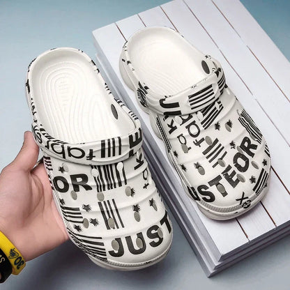 Men Beach Sandals - Lightweight EVA Fishing Sandals, Casual Slip-On Outdoor Sports Slippers - ZOOMNSTORE