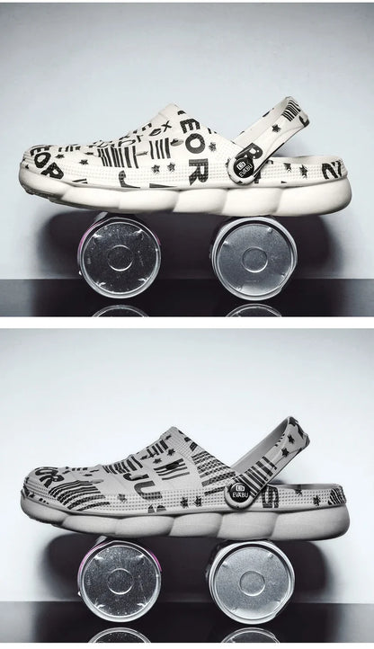 Men Beach Sandals - Lightweight EVA Fishing Sandals, Casual Slip-On Outdoor Sports Slippers - ZOOMNSTORE