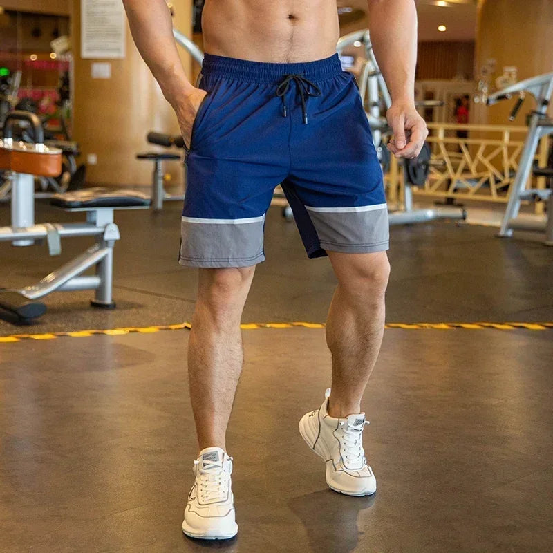 Mens Beach Shorts - Fitness Joggers with Zip Pockets - ZOOMNSTORE