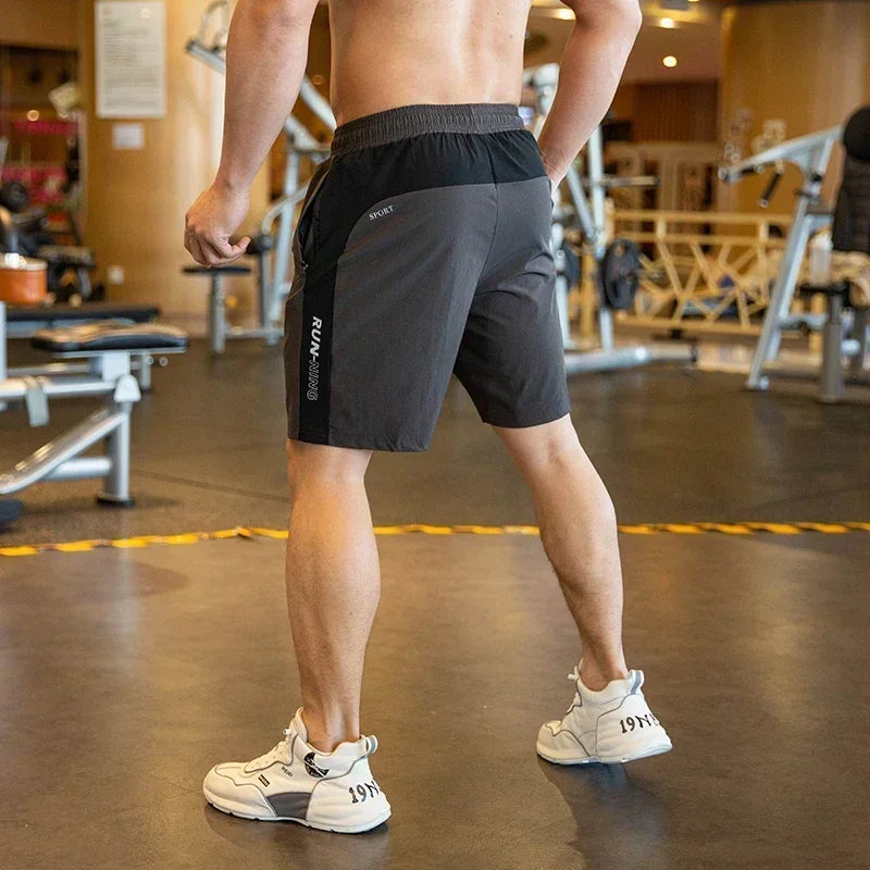 Mens Beach Shorts - Fitness Joggers with Zip Pockets - ZOOMNSTORE