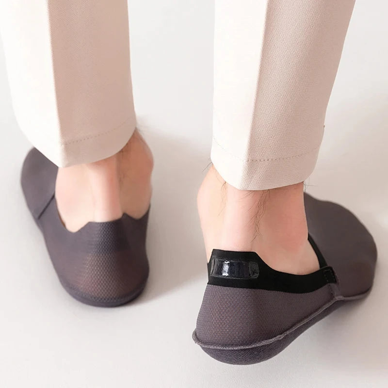 Mens Invisible Boat Socks - Thin Breathable Casual Summer Socks - ZOOMNSTORE