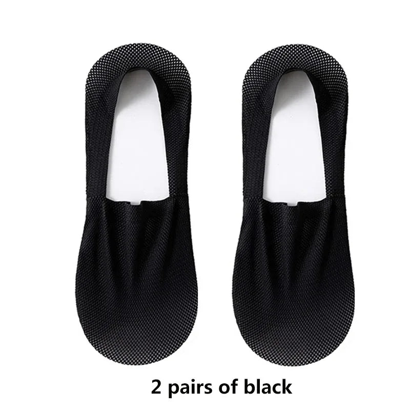 Mens Invisible Boat Socks - Thin Breathable Casual Summer Socks - ZOOMNSTORE