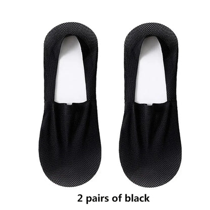 Mens Invisible Boat Socks - Thin Breathable Casual Summer Socks - ZOOMNSTORE