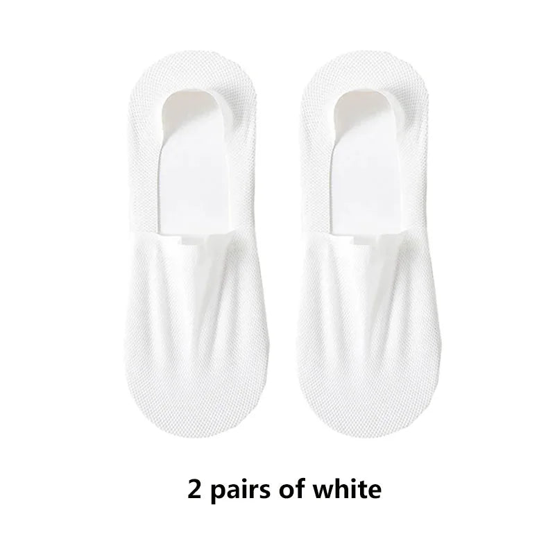 Mens Invisible Boat Socks - Thin Breathable Casual Summer Socks - ZOOMNSTORE