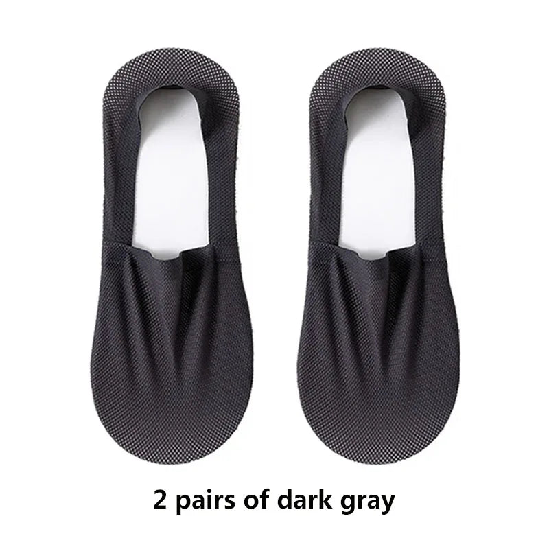 Mens Invisible Boat Socks - Thin Breathable Casual Summer Socks - ZOOMNSTORE