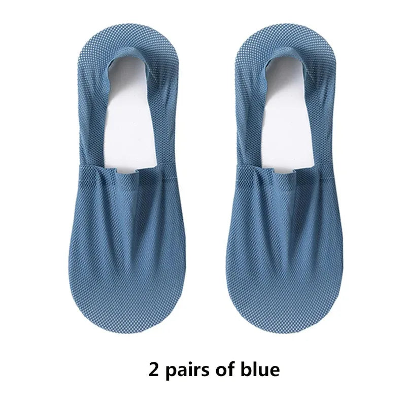 Mens Invisible Boat Socks - Thin Breathable Casual Summer Socks - ZOOMNSTORE