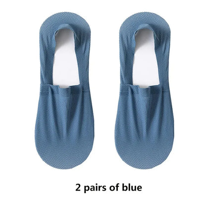 Mens Invisible Boat Socks - Thin Breathable Casual Summer Socks - ZOOMNSTORE